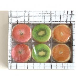 プリントフルーツクッキー 6個入り
