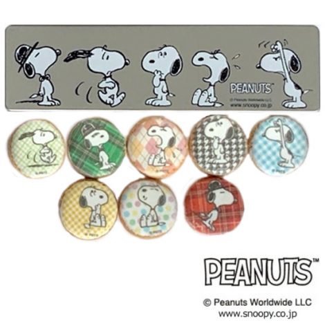 PEANUTS ロング缶クッキー